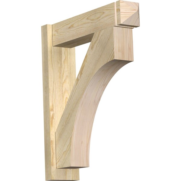 Ekena Millwork Westlake Rough Sawn Arts and Crafts Outlooker, Douglas Fir, 6"W x 24"D x 28"H OUT06X24X28WTL03RDF - main